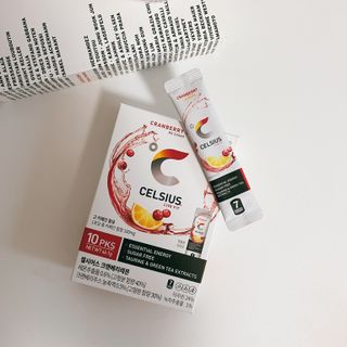셀시어스 온더고 에너지 비타민 피트니스 드링크 파우더 (10sticks) 다이어트 음료 — 4.5점을 준 리뷰어가 2022년 5월 올린 사용 사진
