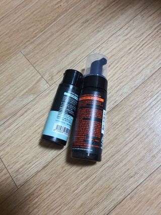 코스모먼트 부스티모 부스팅샴푸60ml + 비듬세정 진정샴푸50ml — 5점을 준 리뷰어가 2021년 11월 올린 사용 사진