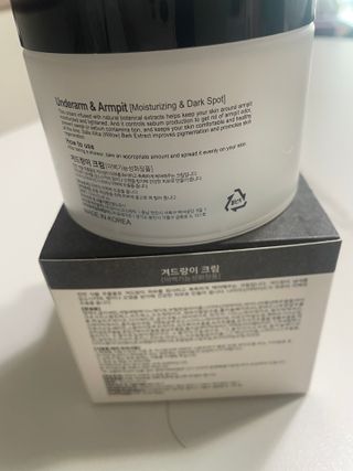 비엔디 2NOW[한글]]BnD 바디 미백 겨드랑이 크림 — 5점을 준 리뷰어가 2025년 3월 올린 사용 사진