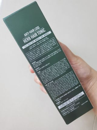 다슈코리아 다슈 데일리 안티 헤어로스 허브 헤어토닉 150ml — 5점을 준 리뷰어가 2021년 2월 올린 사용 사진