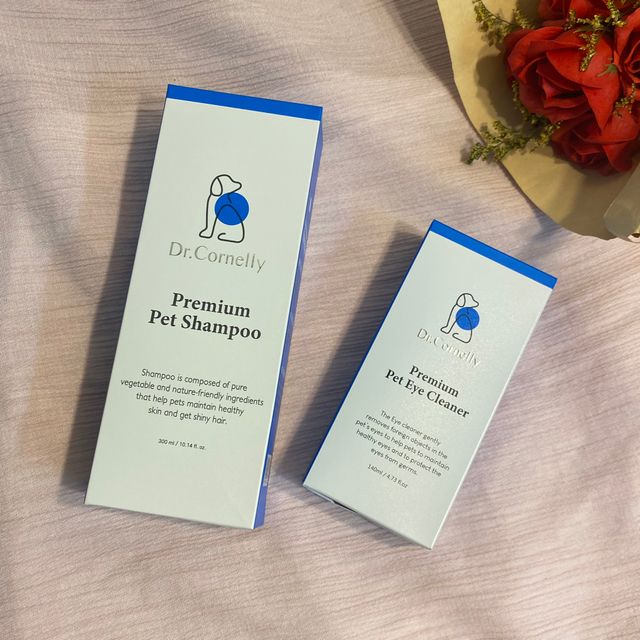 프리미엄 펫 샴푸 300ml / 프리미엄 펫 아이 클리너 140ml 리뷰 사진