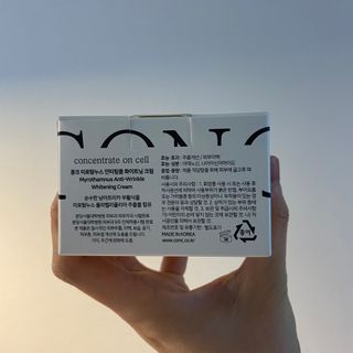 CONC 콩크 미로탐누스 안티링클 화이트닝 크림 — 4점을 준 리뷰어가 2021년 2월 올린 사용 사진