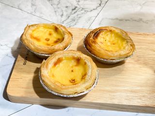 디앙뜨 포르투갈 에그타르트 오리지널 맛+패션후르츠+초콜릿타르트 맛 중 택1 — 5점을 준 리뷰어가 2021년 8월 올린 사용 사진