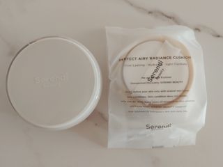 세렌디뷰티 퍼펙트 에어리 래디언스 쿠션 — 5점을 준 리뷰어가 2022년 1월 올린 사용 사진