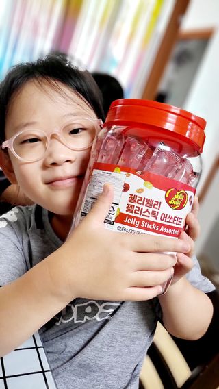 젤리벨리 젤리스틱 어쏘티드 900g — 5점을 준 리뷰어가 2022년 8월 올린 사용 사진