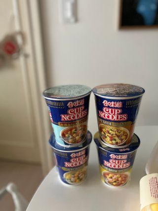 NISSIN 닛신 컵누들  4종 - 씨푸드오리지날, 씨푸드 스파이시, 씨푸드 커리, 씨푸드 XO소스 — 5점을 준 리뷰어가 2021년 12월 올린 사용 사진