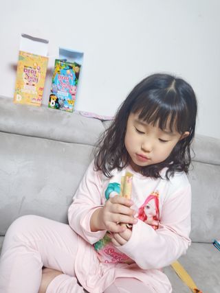 다나음 셀렌에 빠진 아연면역젤리 열대과일맛+사과맛 — 5점을 준 리뷰어가 2023년 2월 올린 사용 사진