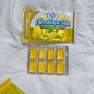 마요라 히말라야 솔트 캔디 2종-페퍼민트 맛, 라임민트 맛 — 2점을 준 리뷰어가 2023년 1월 올린 사용 사진