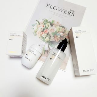 씽크바이오 히알루론 에센스 에어볼 28ea/ 부스팅 세럼 250ml 2종 세트 — 5점을 준 리뷰어가 2022년 8월 올린 사용 사진