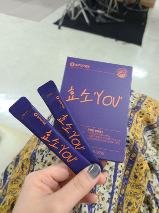 [푸름웰니스] 아포텍 효소 YOU 1개월3g 30포 — 5점을 준 리뷰어가 2021년 10월 올린 사용 사진