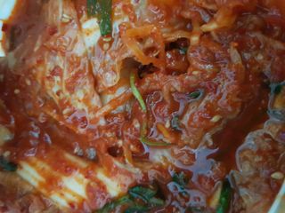 셰프애찬 알배기 겉절이 김치 1kg — 5점을 준 리뷰어가 2022년 9월 올린 사용 사진