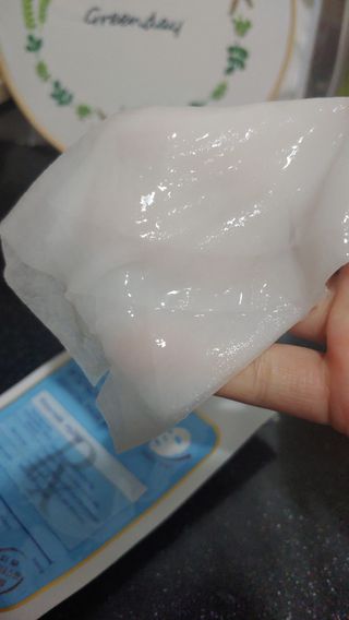 메디힐 올리브영 1등 마스크팩 워터마이드팩 2매 + 티트리팩 2매 기획세트 — 5점을 준 리뷰어가 2021년 4월 올린 사용 사진