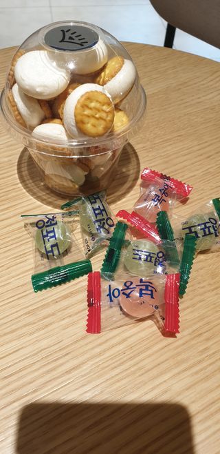 청포도캔디 복숭아캔디 — 5점을 준 리뷰어가 2022년 11월 올린 사용 사진