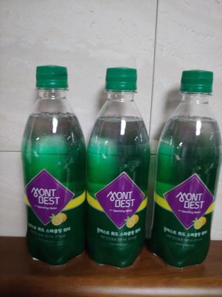 몽베스트 Montbest with Sparkling water Lemon OR Lime 20병(랜덤) — 5점을 준 리뷰어가 2022년 9월 올린 사용 사진