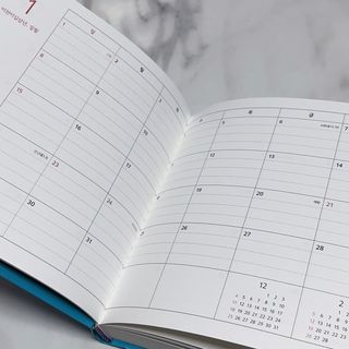 리훈 2023년 하고싶은말다이어리 (세로/정사각 중 택 1, 베이지/블루 중 택 1) — 5점을 준 리뷰어가 2023년 1월 올린 사용 사진