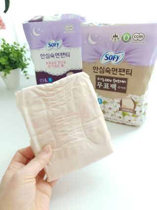 LG유니참 쏘피SOFY [SOFY] 안심숙면팬티/무표백속커버 — 5점을 준 리뷰어가 2021년 4월 올린 사용 사진
