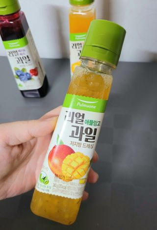 [풀무원] 리얼 과일  저지방 드레싱 240g 3종 — 5점을 준 리뷰어가 2021년 2월 올린 사용 사진