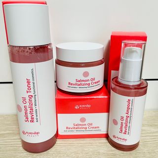아이앤립 / EYENLIP 아이앤립 연어오일 리바이탈라이징 토너+앰플+크림 3종 세트 — 5점을 준 리뷰어가 2021년 8월 올린 사용 사진