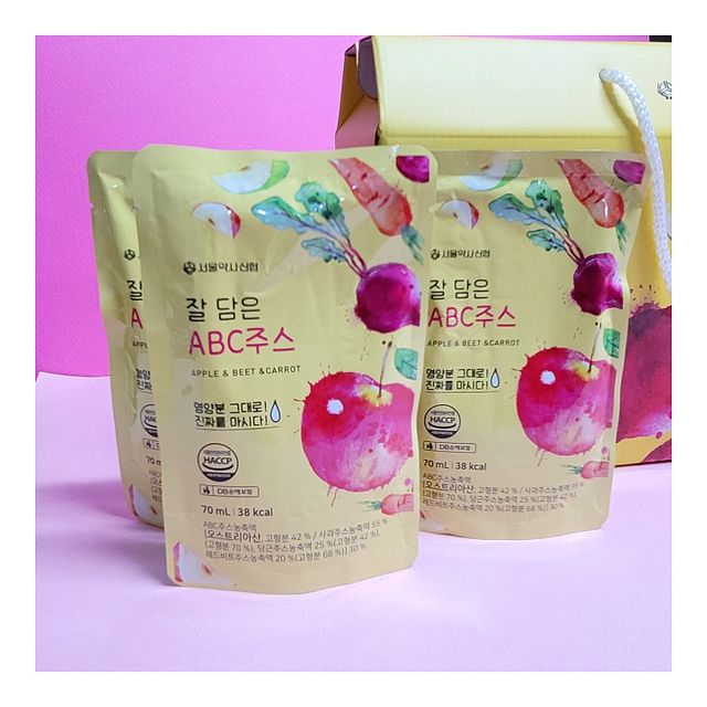서울약사신협_잘 담은 ABC주스 70ml x 30포 리뷰 사진