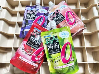 ORIHIRO 오리히로 곤약젤리 제로칼로리 130g 4종 4팩(맛별로 1팩씩) — 4점을 준 리뷰어가 2023년 3월 올린 사용 사진