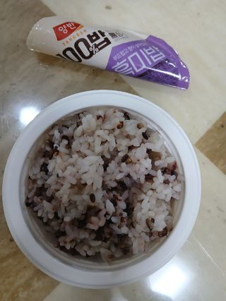 [구매평]양반 동원 양반 100밥 흑미밥, 130g, 12개 — 5점을 준 리뷰어가 2025년 4월 올린 사용 사진