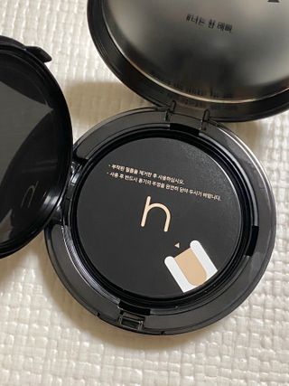 하멜 비건 아쿠아 글로우 제로핏 쿠션 — 2.5점을 준 리뷰어가 2022년 8월 올린 사용 사진