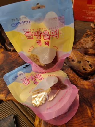 (주) 피치코리아 물방울떡젤리 X 2개입 — 5점을 준 리뷰어가 2022년 11월 올린 사용 사진