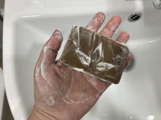 피부 트러블 케어 천연 성분 소리온 비누 soap — 5점을 준 리뷰어가 2022년 2월 올린 사용 사진
