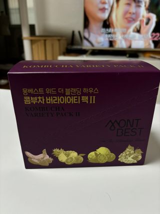 몽베스트 [MONTBEST] 330mL 20병 & 블랜딩 콤부차 달콤 4종 — 5점을 준 리뷰어가 2024년 11월 올린 사용 사진