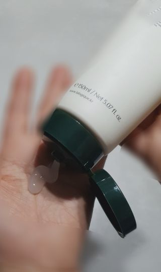 라로지크 X3 리페어 퍼퓸 헤어팩 150mℓ — 4점을 준 리뷰어가 2021년 11월 올린 사용 사진