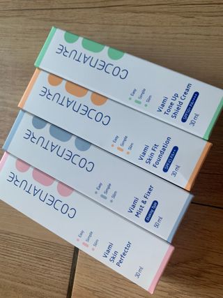 코드네이처 비아미 퍼펙트 케어 4종 — 5점을 준 리뷰어가 2021년 8월 올린 사용 사진