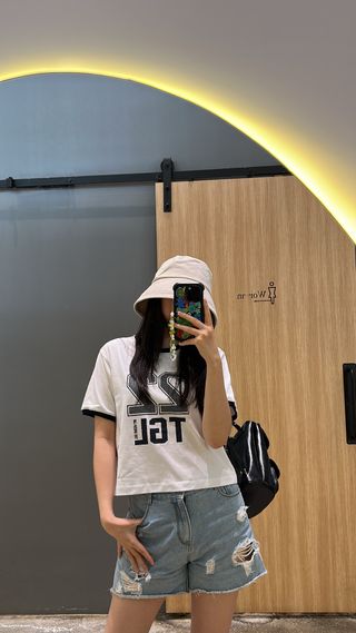 더그린랩 WOMEN SPORTY 22 CROP SHORT SLEEVE — 5점을 준 리뷰어가 2023년 6월 올린 사용 사진