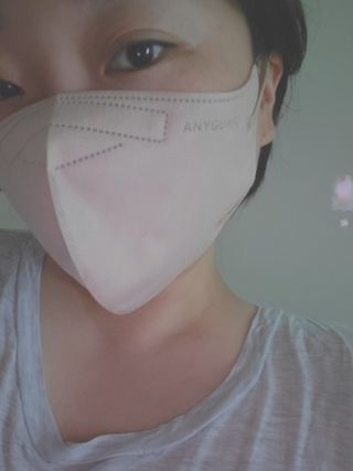 [애니가드] 셋업 메베마스크라이트  (대형 4컬러 + 중형 4컬러) — 5점을 준 리뷰어가 2022년 7월 올린 사용 사진