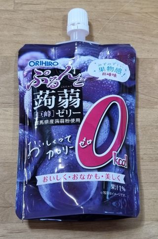 ORIHIRO 오리히로 곤약젤리 제로칼로리 130g 4종 4팩(맛별로 1팩씩) — 5점을 준 리뷰어가 2023년 1월 올린 사용 사진
