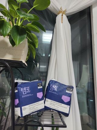 N[템포 ] 패드 내추럴 순면 입는 오버나이트 5P * 2개 — 5점을 준 리뷰어가 2024년 4월 올린 사용 사진