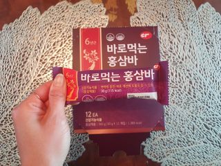 씨알푸드 건강기능식품 6년근 홍삼 함유, 바로먹는 홍삼바 30g 12개입 — 5점을 준 리뷰어가 2022년 3월 올린 사용 사진