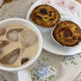 디앙뜨 포르투갈 에그타르트 오리지널 맛+패션후르츠+초콜릿타르트 맛 중 택1 — 4점을 준 리뷰어가 2021년 7월 올린 사용 사진