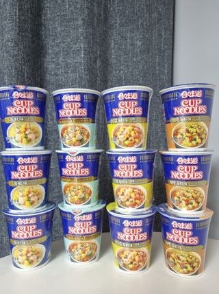 NISSIN 닛신 컵누들  4종 - 씨푸드오리지날, 씨푸드 스파이시, 씨푸드 커리, 씨푸드 XO소스 — 5점을 준 리뷰어가 2021년 10월 올린 사용 사진