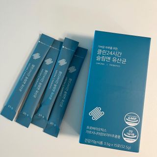 클린24시간 슬림앤유산균 1박스 (3.5g X 15포) — 5점을 준 리뷰어가 2022년 8월 올린 사용 사진