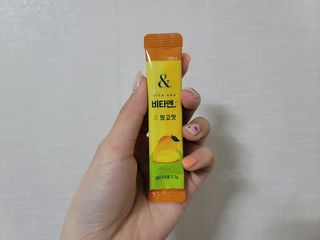비타앤C 레몬맛, 망고맛 — 5점을 준 리뷰어가 2021년 5월 올린 사용 사진