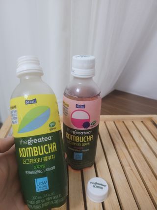 더그레잇티 콤부차 [매일유업] 더그레잇티 44kcal 콤부차 300ml *12개입 (오리지널 6개+베리리치 6개) — 5점을 준 리뷰어가 2023년 7월 올린 사용 사진
