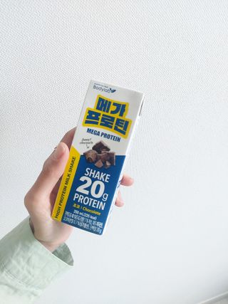 바디랩 프로틴음료 단백질쉐이크 메가프로틴 — 5점을 준 리뷰어가 2022년 4월 올린 사용 사진