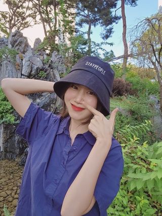 [스테이피플] STAYPEOPLE BUCKET HAT (BLACK) — 4점을 준 리뷰어가 2022년 9월 올린 사용 사진