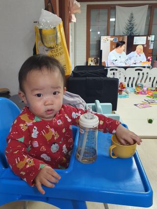 씨알푸드 뽀로로 시리얼 3종 — 5점을 준 리뷰어가 2022년 2월 올린 사용 사진