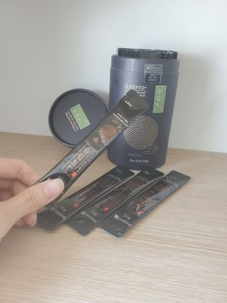 프리마인 자체 기업부설 연구소에서 찾아낸 건강한 수면의 비밀.  슬립토 플러스 30포 — 5점을 준 리뷰어가 2021년 10월 올린 사용 사진