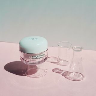 랑스레 매직피치 화이트닝 파워 화이트닝크림 — 5점을 준 리뷰어가 2021년 3월 올린 사용 사진