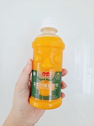 탐라원 제주의 맛, 몬딱주스 4종세트 - 한라봉몬딱주스, 천혜향몬딱주스, 청귤에이드, 당근몬딱주스 — 5점을 준 리뷰어가 2021년 8월 올린 사용 사진