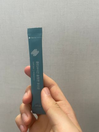 클린24시간 슬림앤유산균 1박스 (3.5g X 15포) — 5점을 준 리뷰어가 2023년 6월 올린 사용 사진