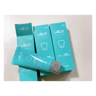 치과에서 쓰는 치약 _ 라벨제로 저불소 꼬마, 키즈, 유아, 베이비, 주니어 안전한 어린이치약 — 4점을 준 리뷰어가 2022년 10월 올린 사용 사진