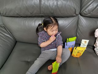 아비삭과일칩 5종 /딸기,사과,배,귤,무화과 5종 — 5점을 준 리뷰어가 2021년 5월 올린 사용 사진